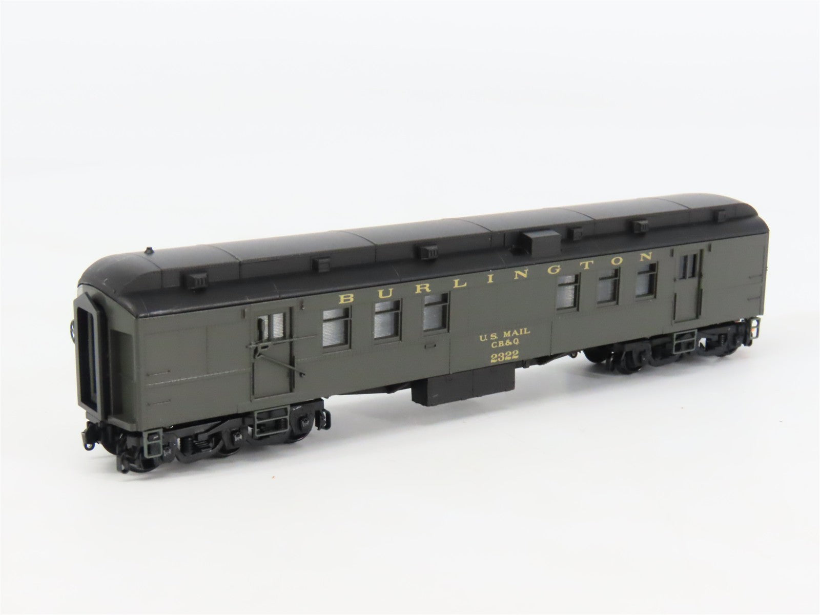 N Scale Micro-Trains 14000030 CB&Q Burlington Railway Post Office Car 2322 RTR