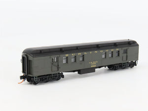 N Scale Micro-Trains 14000030 CB&Q Burlington Railway Post Office Car 2322 RTR