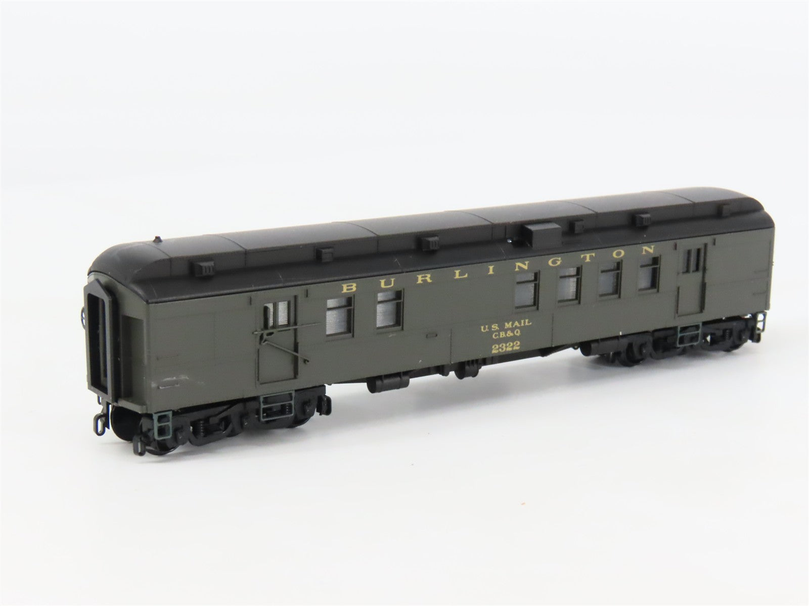 N Scale Micro-Trains 14000030 CB&Q Burlington Railway Post Office Car 2322 RTR
