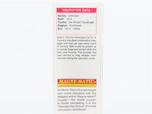 N Scale Micro-Trains 14800030 CB&Q Burlington 70' 70' Mail Baggage Car 1923 RTR