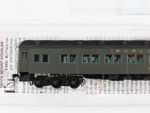 N Scale Micro-Trains 14300030 CB&Q Burlington 28-1 Heavyweight Parlor Car RTR