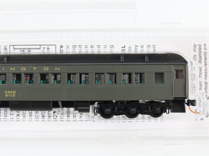 N Scale Micro-Trains 14500030 CB&Q Chicago Burlington & Quincy Coach 6113 RTR