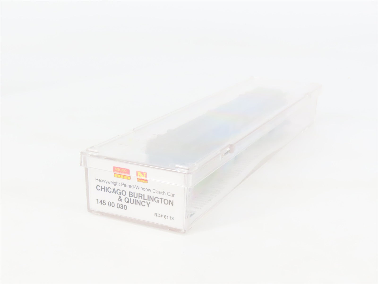 N Scale Micro-Trains 14500030 CB&Q Chicago Burlington & Quincy Coach 6113 RTR