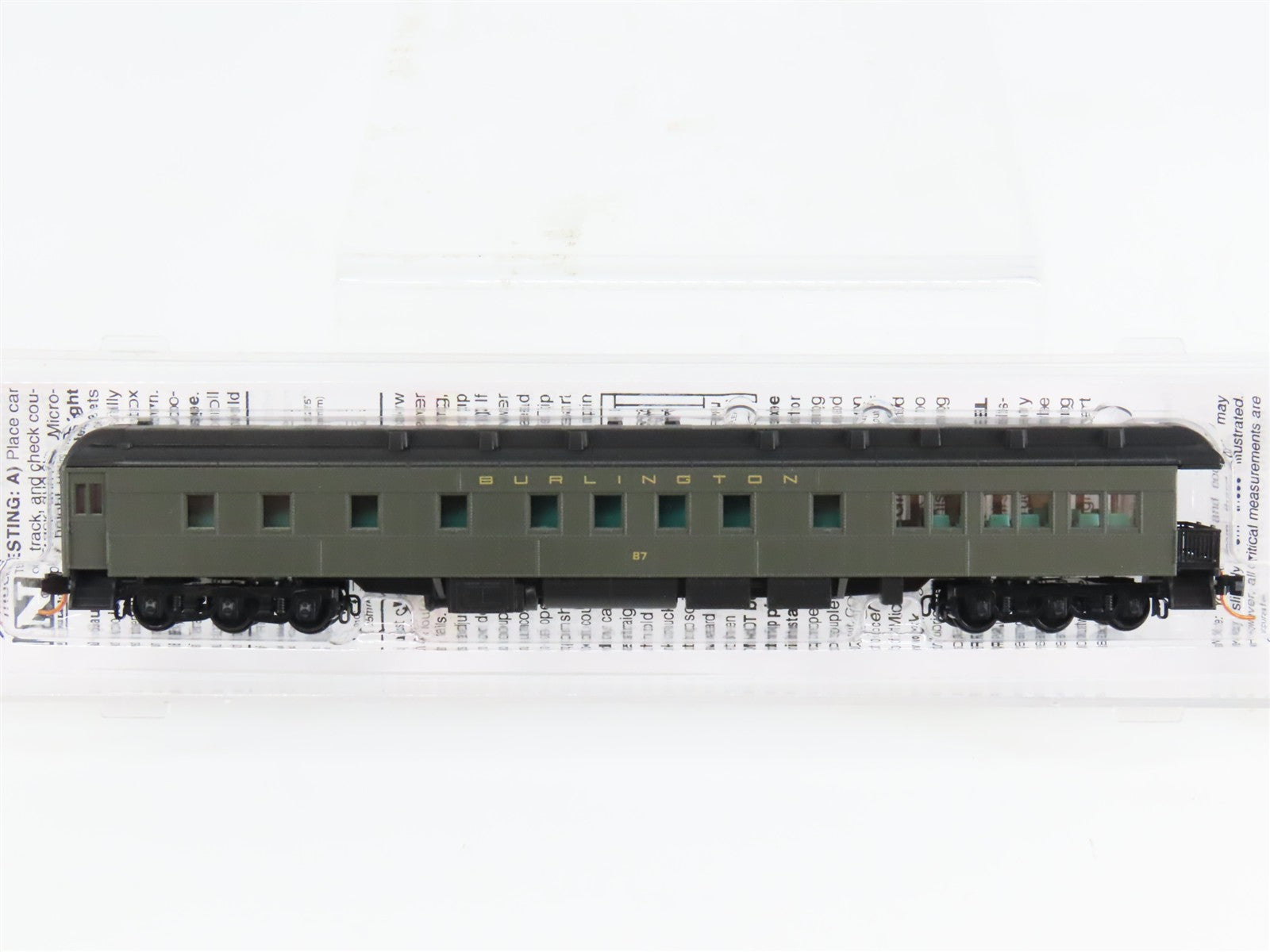 N Scale Micro-Trains 14400030 Chicago, Burlington & Quincy Observation RTR