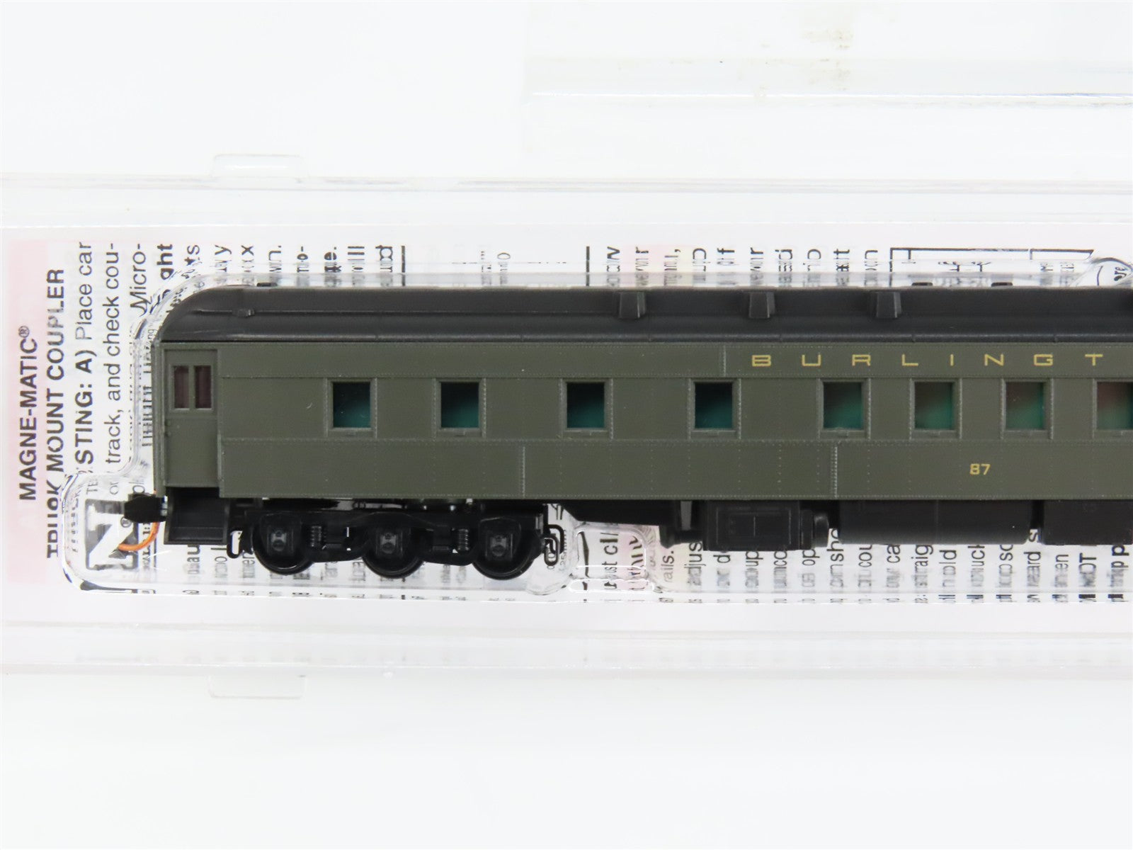 N Scale Micro-Trains 14400030 Chicago, Burlington & Quincy Observation RTR