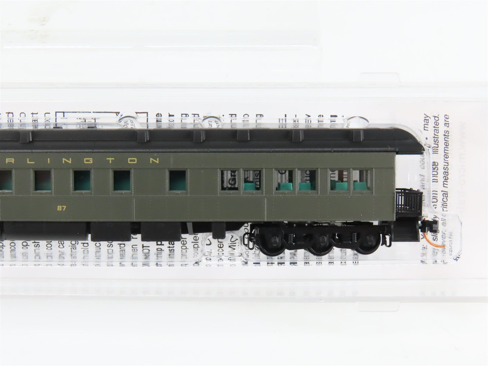 N Scale Micro-Trains 14400030 Chicago, Burlington & Quincy Observation RTR