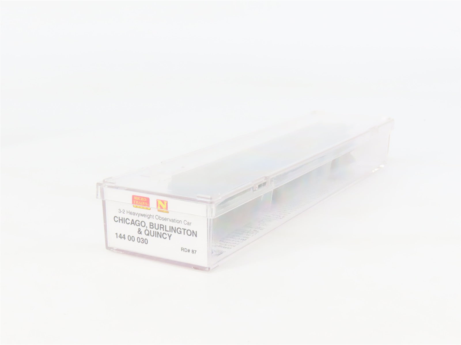 N Scale Micro-Trains 14400030 Chicago, Burlington & Quincy Observation RTR