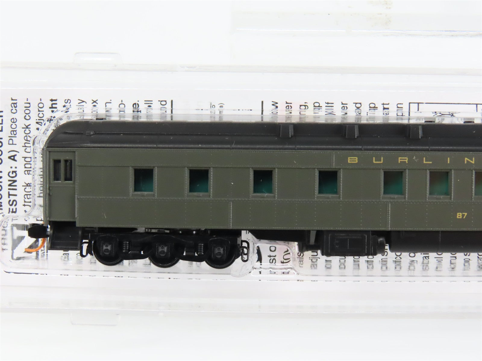 N Scale Micro-Trains 14400030 Chicago, Burlington & Quincy Observation RTR