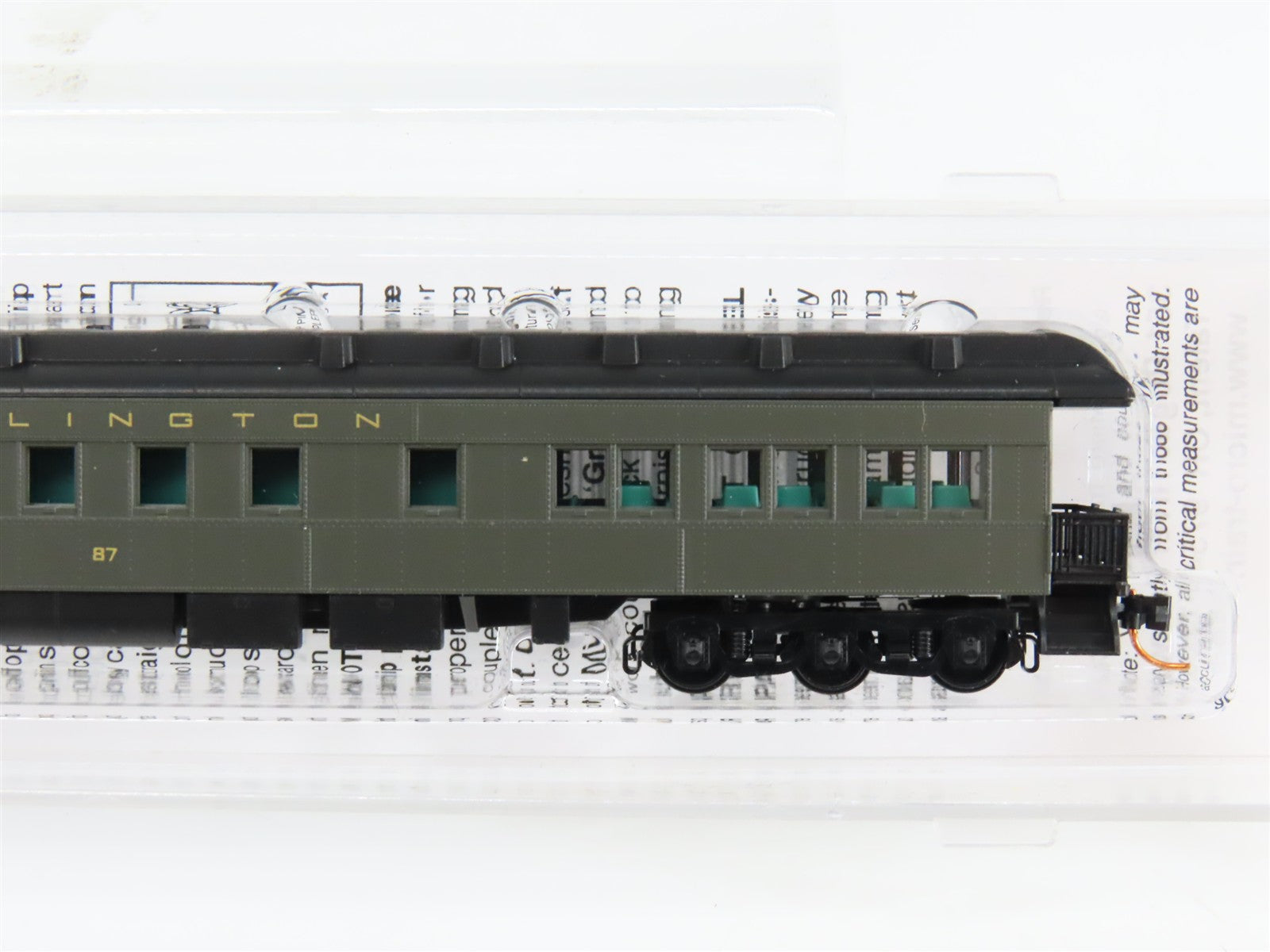 N Scale Micro-Trains 14400030 Chicago, Burlington & Quincy Observation RTR