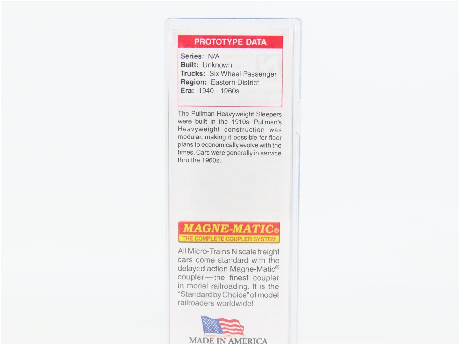 N Scale Micro-Trains 14100130 New York Central 10-1-2 Heavyweight Sleeper RTR