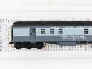 N Scale Micro-Trains 14000130 NYC New York Central Heavyweight RPO 4819 RTR