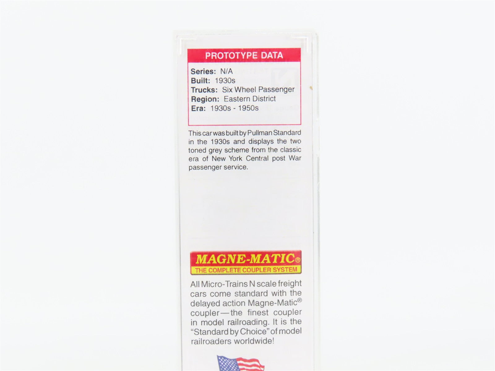 N Scale Micro-Trains 14300130 New York Central 28-1 Heavyweight Parlor Car RTR
