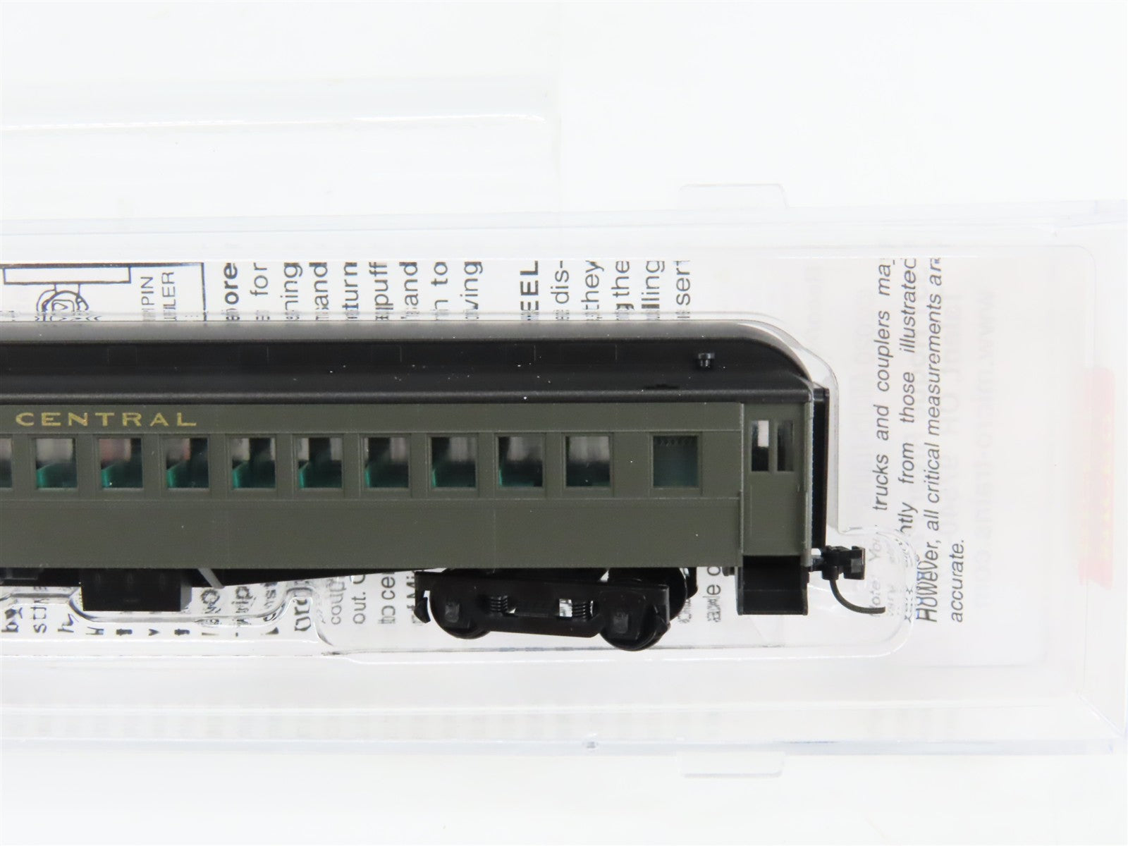 N Scale Micro-Trains 16000110 NYC New York Central 78' Coach 2347 RTR