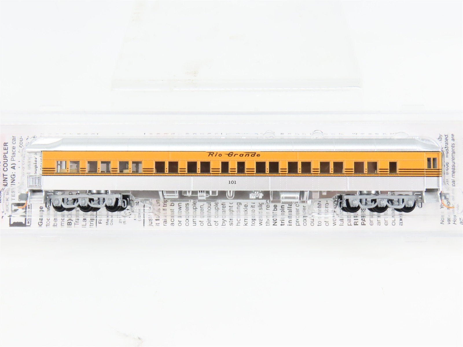 N Scale Micro-Trains 14400160 Denver & Rio Grande Western Observation RTR