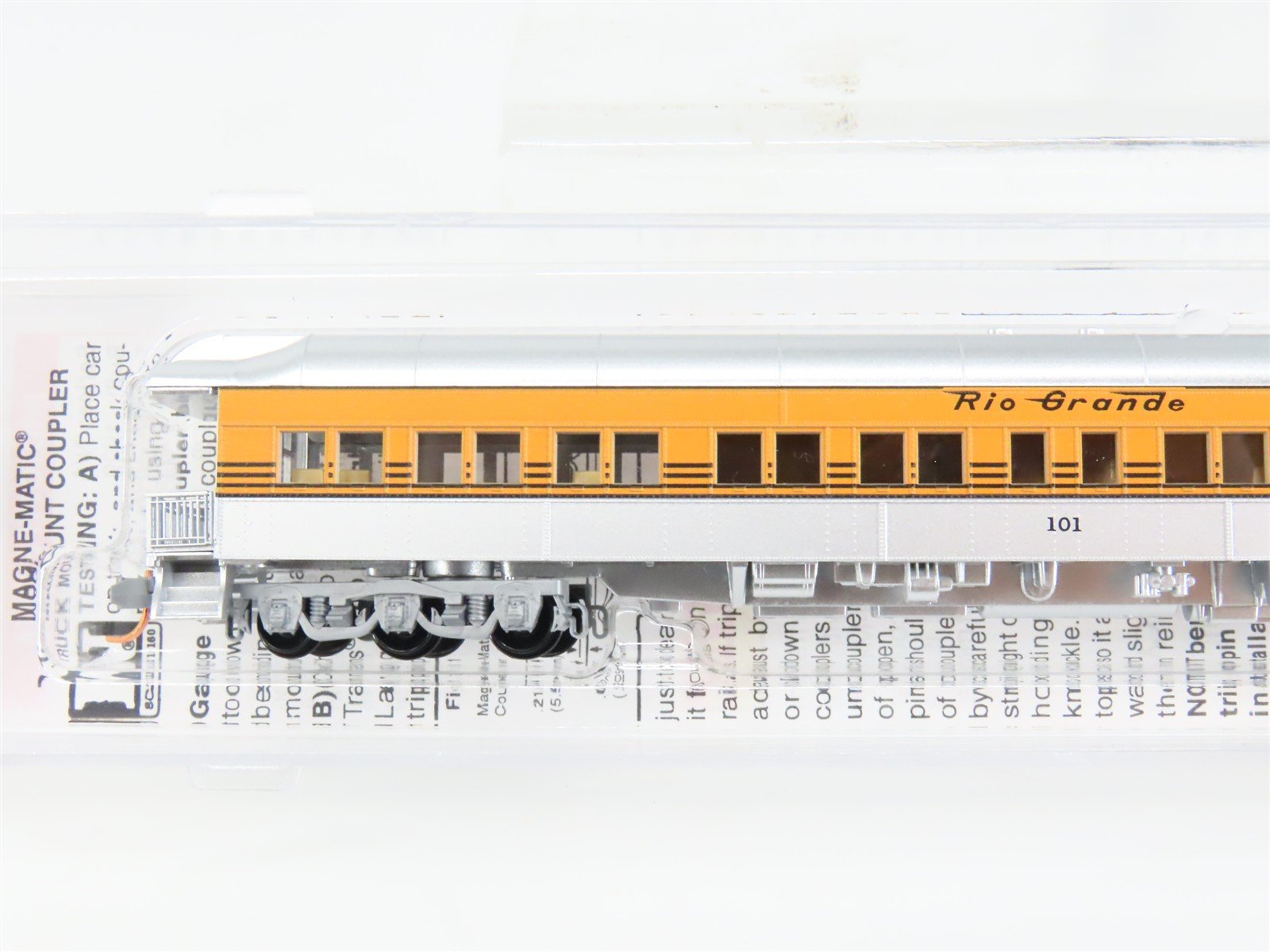 N Scale Micro-Trains 14400160 Denver & Rio Grande Western Observation RTR