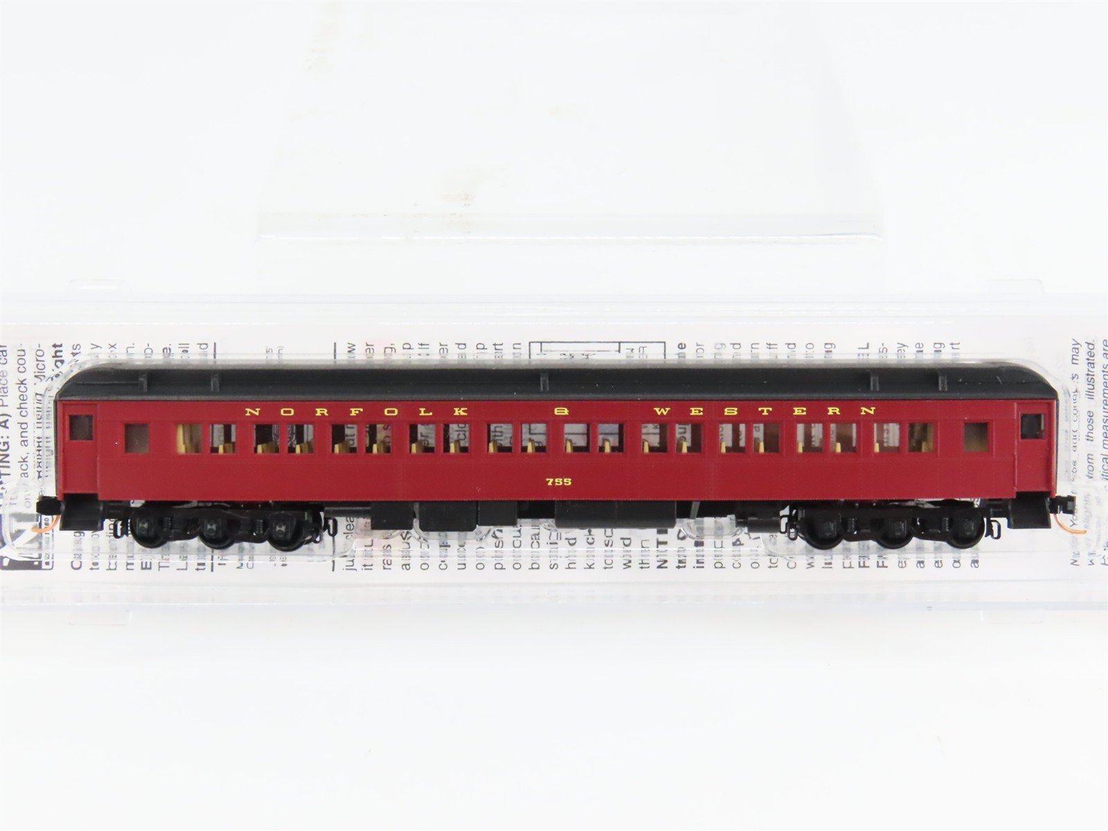 N Scale Micro-Trains 14500180 NW Norfolk & Western 78' Coach 755 RTR