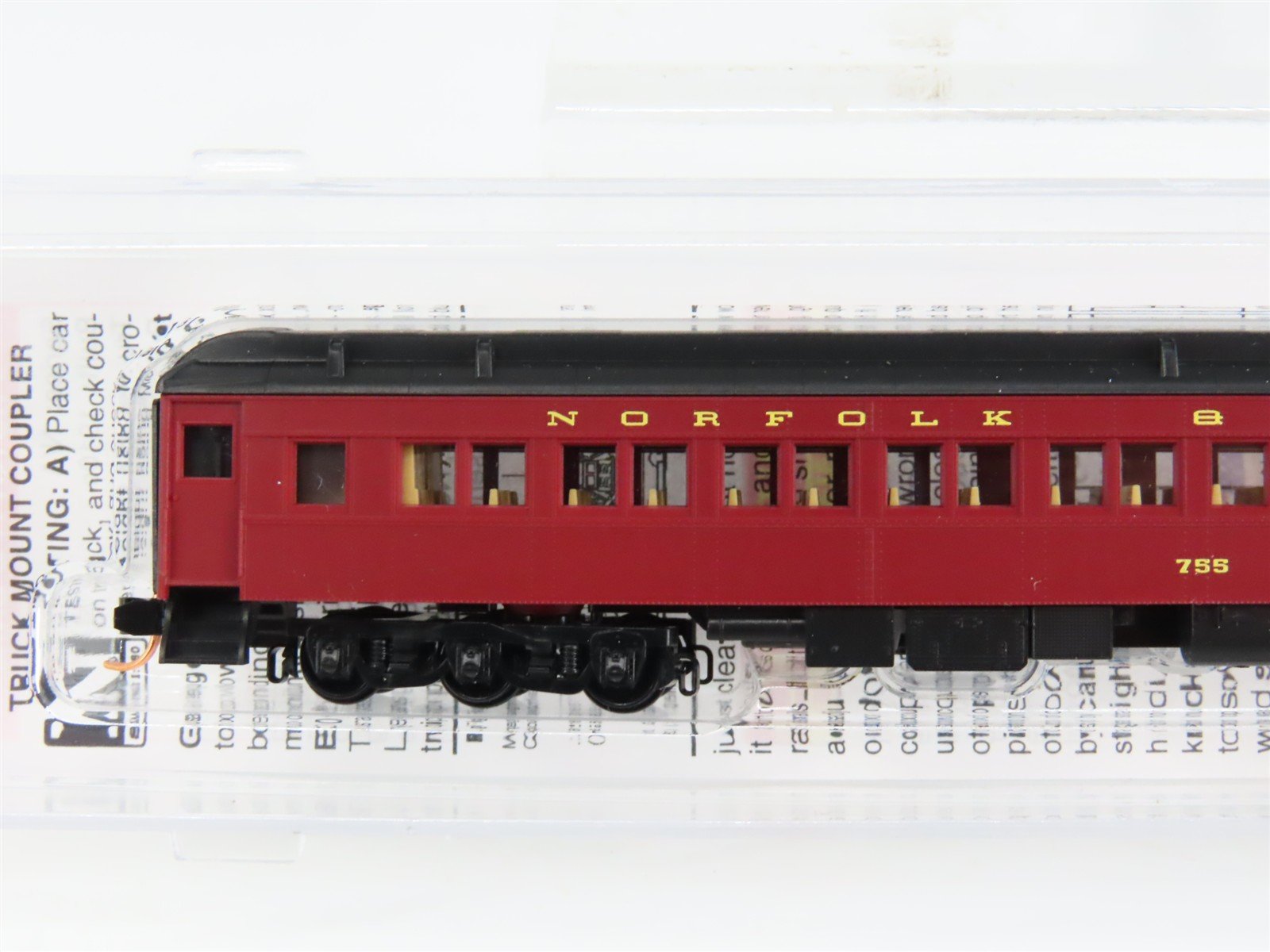 N Scale Micro-Trains 14500180 NW Norfolk & Western 78' Coach 755 RTR