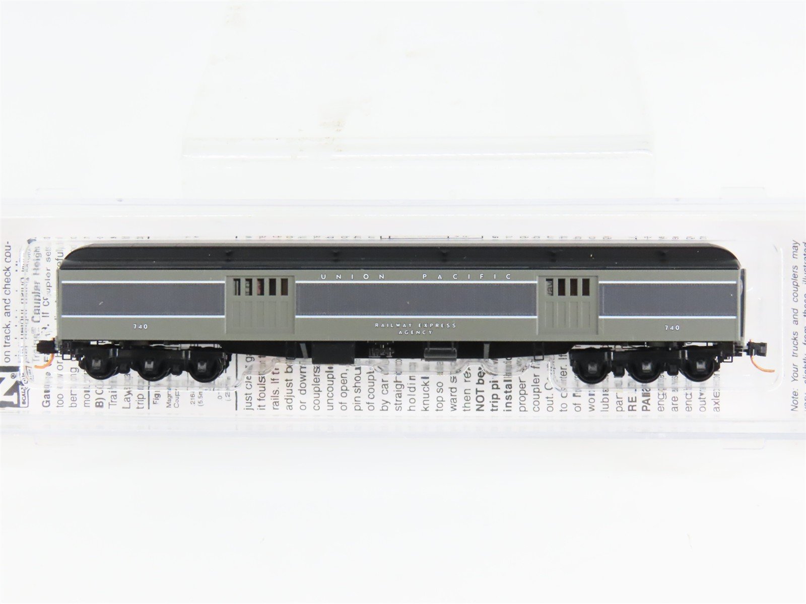 N Scale Micro-Trains 14700190 UP Union Pacific 70' 70' Heavyweight Baggage RTR