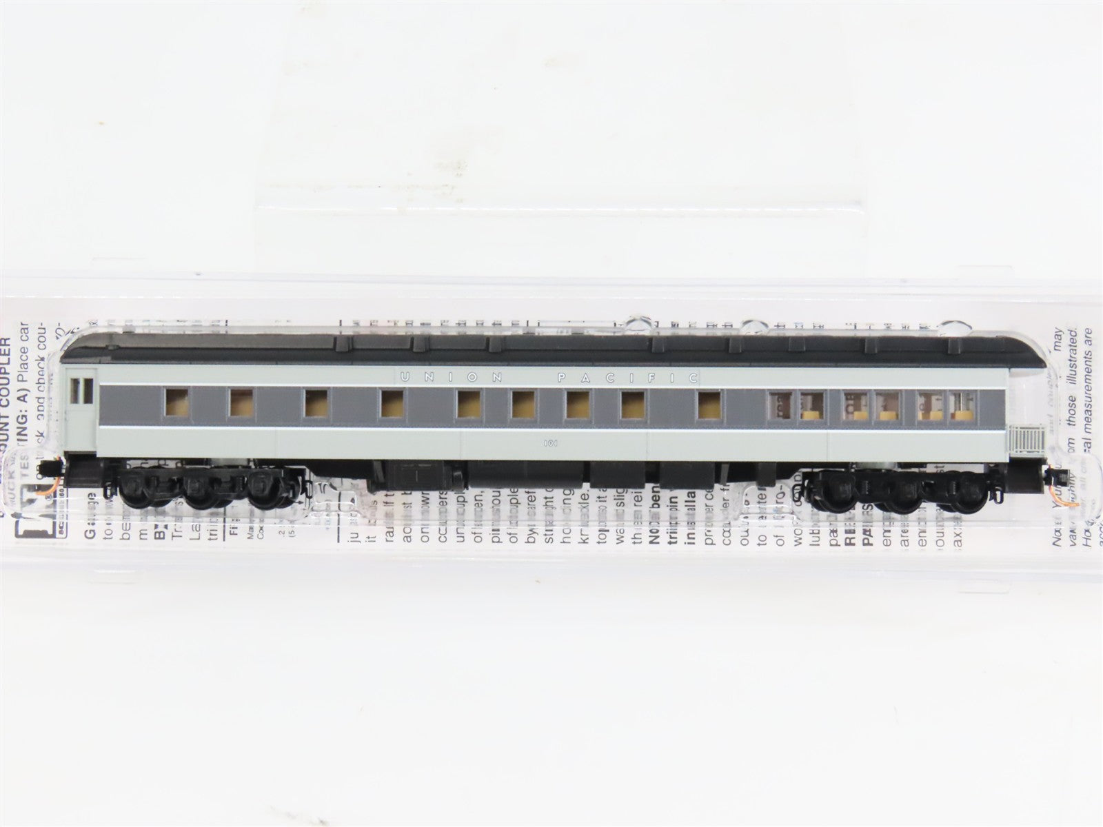 N Scale Micro-Trains 14400190 Union Pacific 3-2 Heavyweight Observation Car RTR