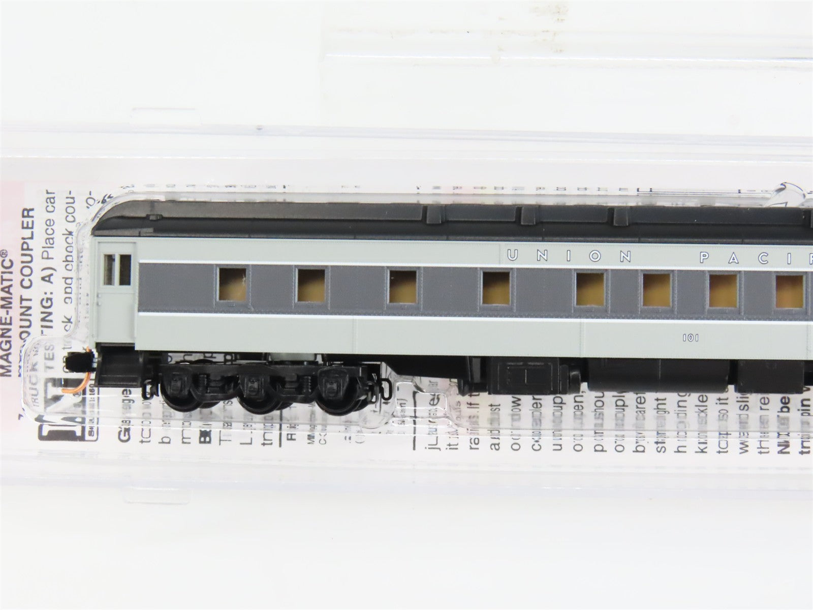 N Scale Micro-Trains 14400190 Union Pacific 3-2 Heavyweight Observation Car RTR