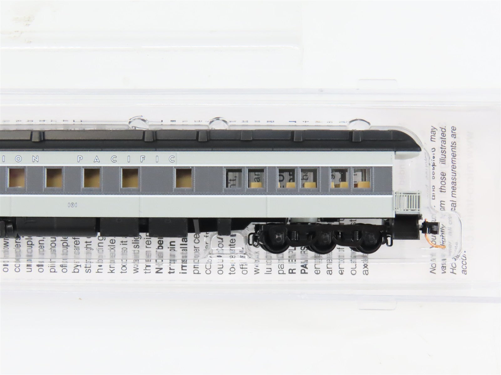 N Scale Micro-Trains 14400190 Union Pacific 3-2 Heavyweight Observation Car RTR