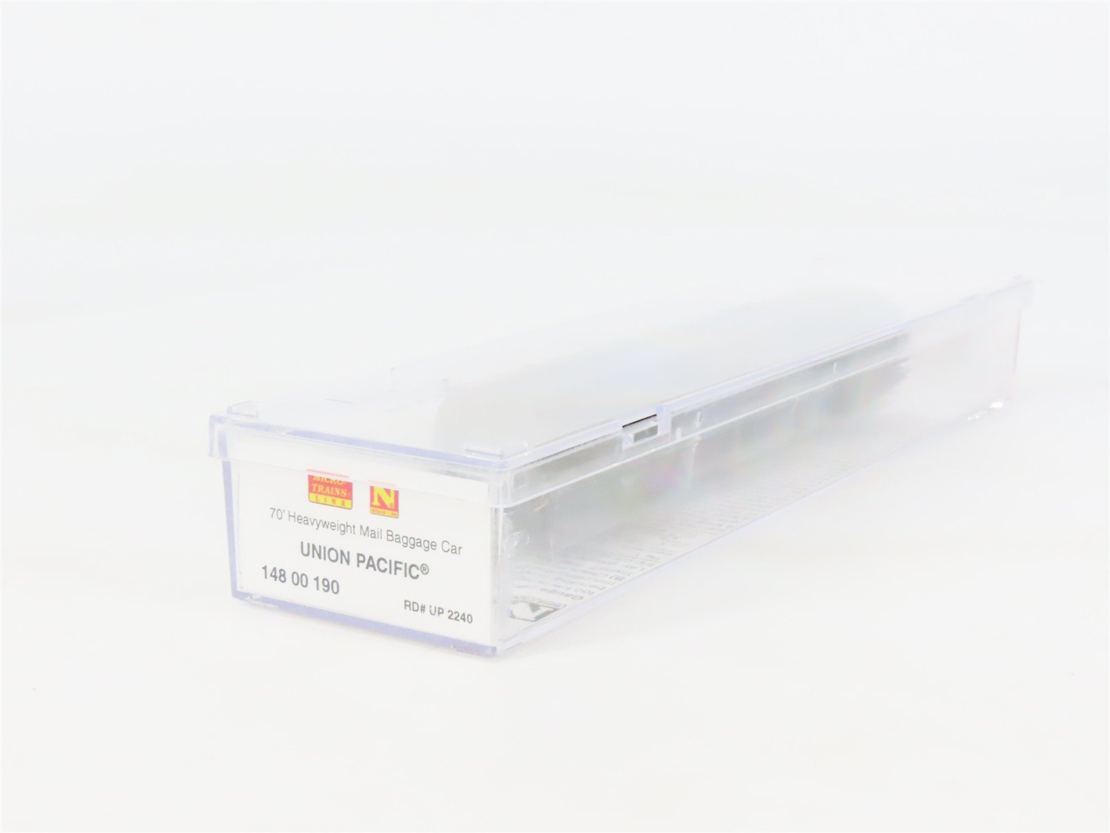 N Scale Micro-Trains 14800190 Union Pacific 70' Heavyweight Mail Baggage Car RTR
