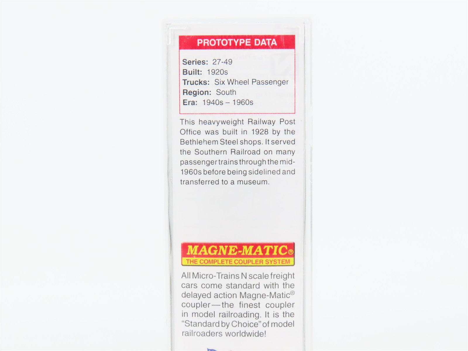 N Scale Micro-Trains 14000330 SOU Southern Heavyweight RPO 35 RTR