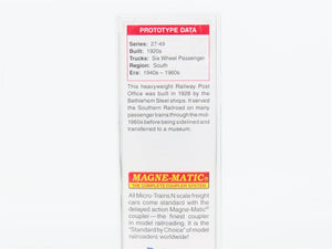 N Scale Micro-Trains 14000330 SOU Southern Heavyweight RPO 35 RTR