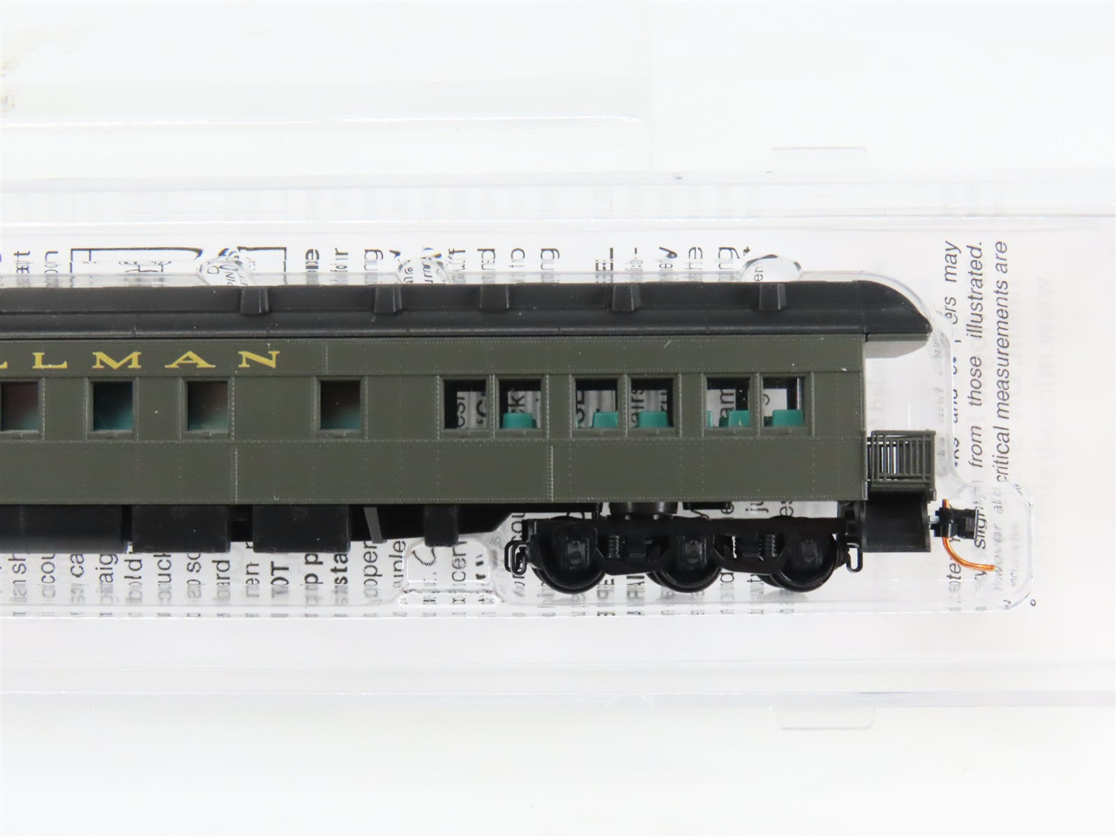 N Scale Micro-Trains 14400010 Pullman Observation Passenger Car RTR