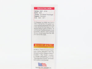 N Scale Micro-Trains 14700150 CN Canadian National 70' Baggage 8696 RTR