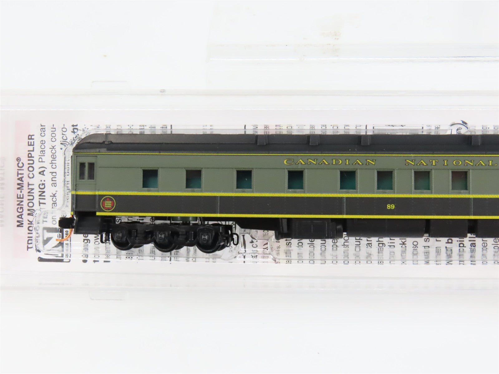 N Scale Micro-Trains 14400150 CN Canadian National Observation 89 RTR
