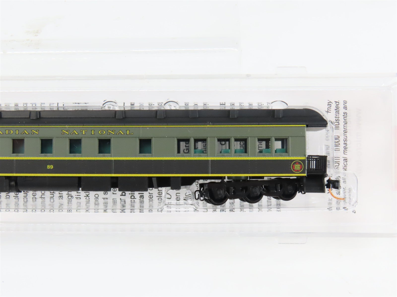 N Scale Micro-Trains 14400150 CN Canadian National Observation 89 RTR