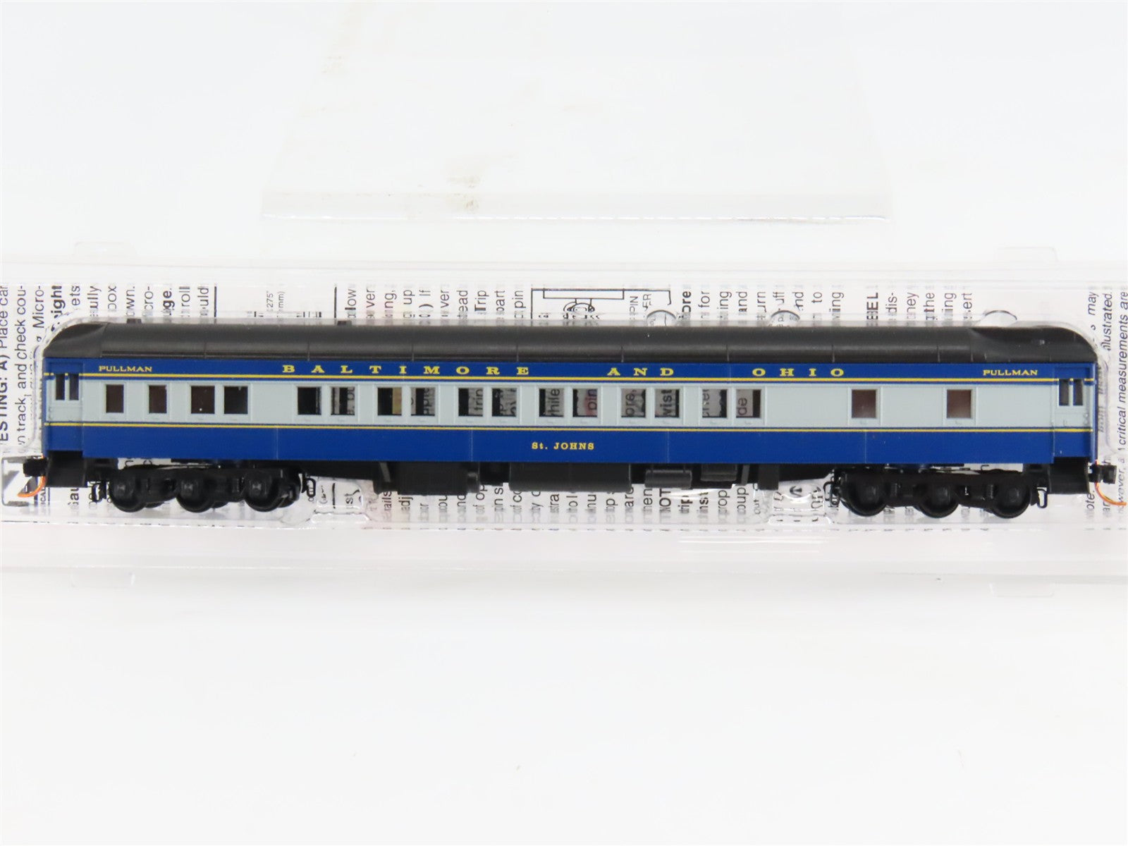N Scale Micro-Trains 14200090 BO Baltimore & Ohio 12-1 Heavyweight Sleeper RTR