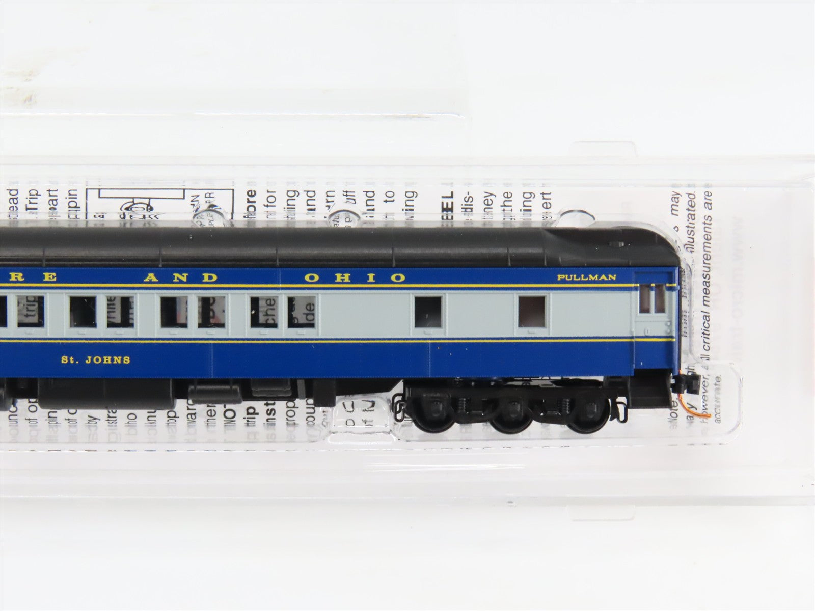 N Scale Micro-Trains 14200090 BO Baltimore & Ohio 12-1 Heavyweight Sleeper RTR