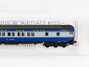 N Scale Micro-Trains 14200090 BO Baltimore & Ohio 12-1 Heavyweight Sleeper RTR