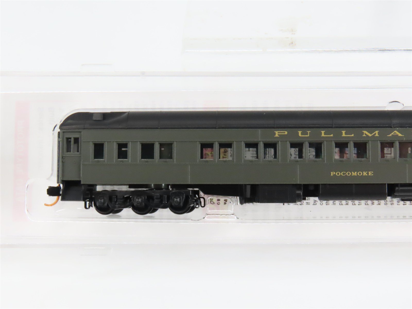 N Scale Micro-Trains 14200030 BN Burlington Northern 83' Sleeper POCOMOKE RTR