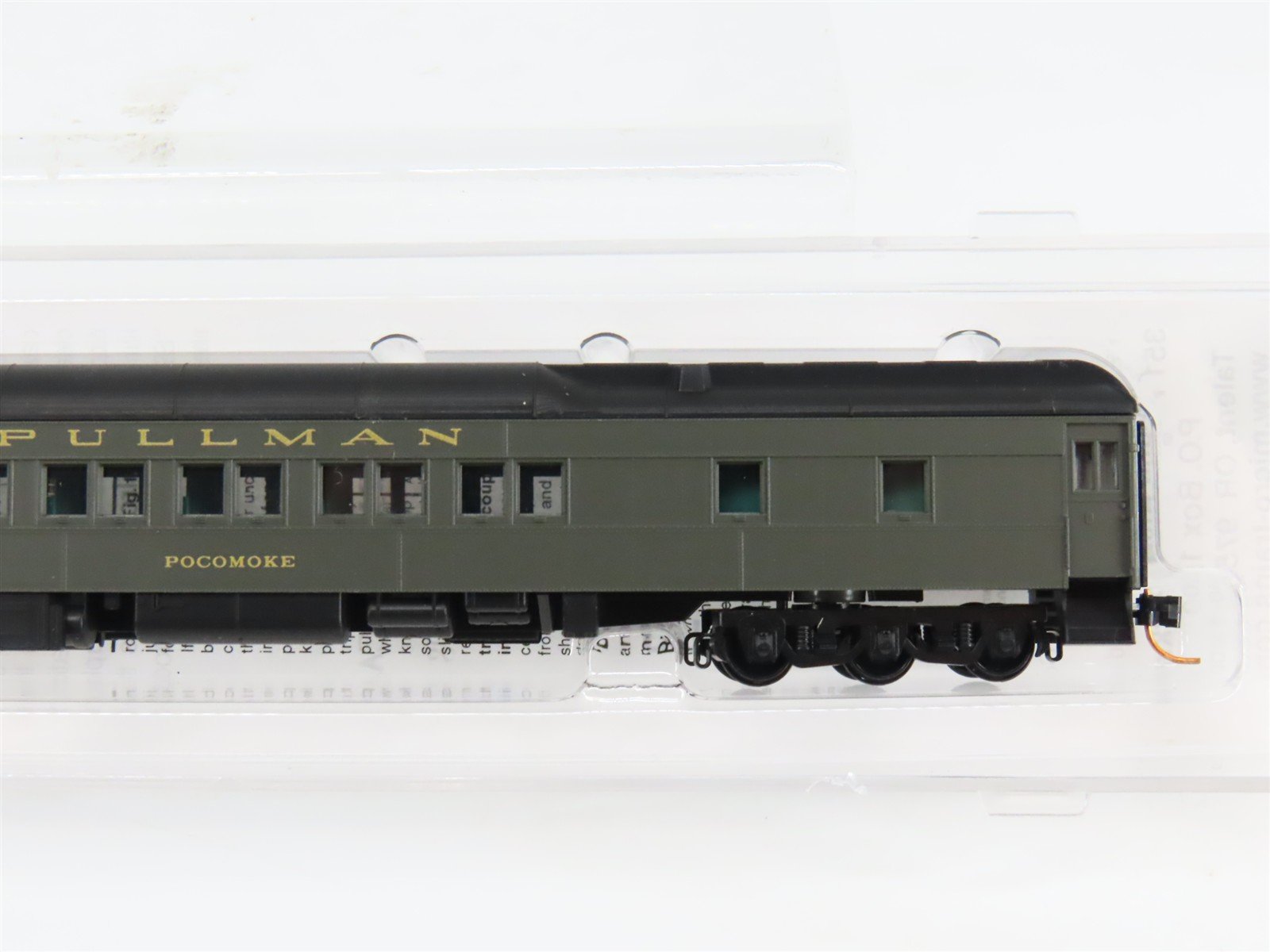 N Scale Micro-Trains 14200030 BN Burlington Northern 83' Sleeper POCOMOKE RTR
