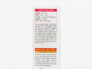 N Scale Micro-Trains 14200080 CP Canadian Pacific 12-1 Heavyweight Sleeper RTR