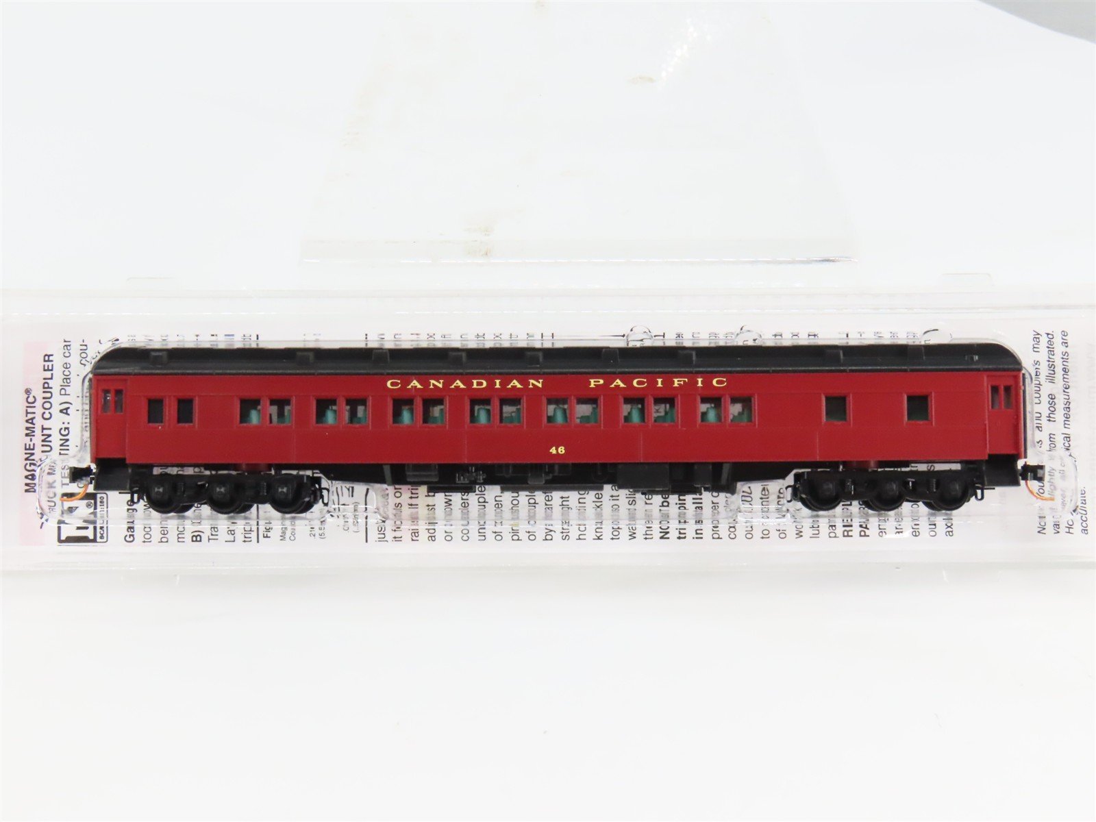N Scale Micro-Trains 14300080 CP Canadian Pacific Heavyweight Parlor 46 RTR