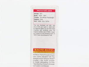 N Scale Micro-Trains 14300080 CP Canadian Pacific Heavyweight Parlor 46 RTR