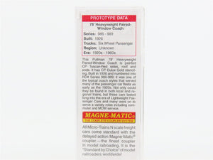 N Scale Micro-Trains 14500080 CP Canadian Pacific 78' Coach 986 RTR