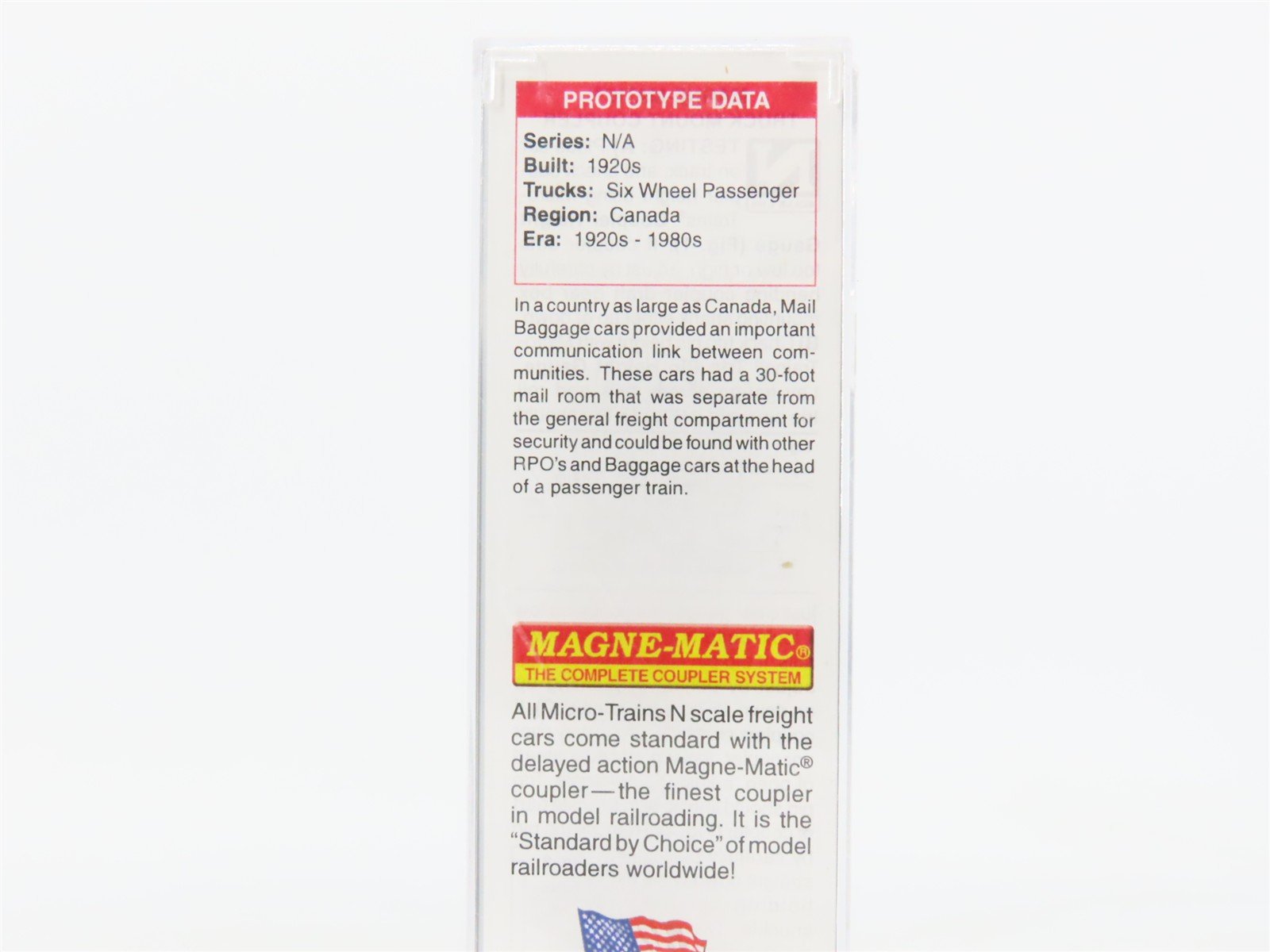 N Scale Micro-Trains 14800080 CP Canadian Pacific 70' Baggage 3552 RTR