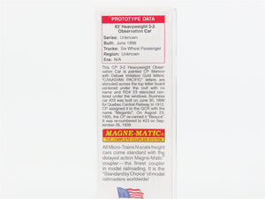 N Scale Micro-Trains 14400080 CP Canadian Pacific 83' Observation 23 RTR