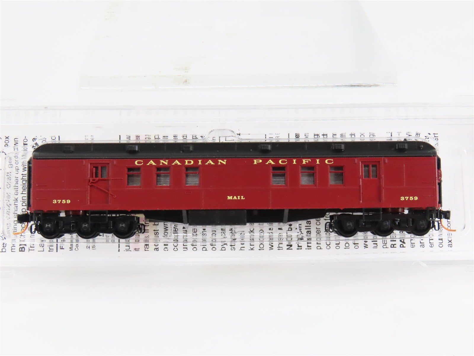 N Scale Micro-Trains 14000080 CP Canadian Pacific Heavyweight RPO 3759 RTR