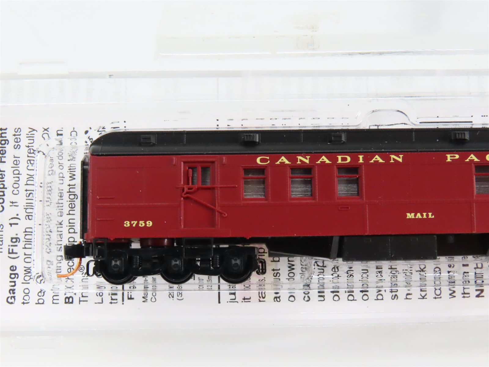 N Scale Micro-Trains 14000080 CP Canadian Pacific Heavyweight RPO 3759 RTR