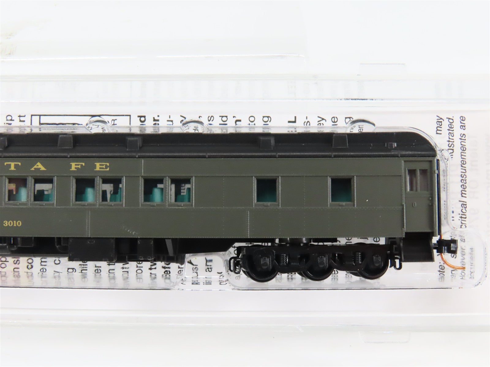 N Scale Micro-Trains 14300040 ATSF Santa Fe 83' Heavyweight 28-1 Parlor Car RTR