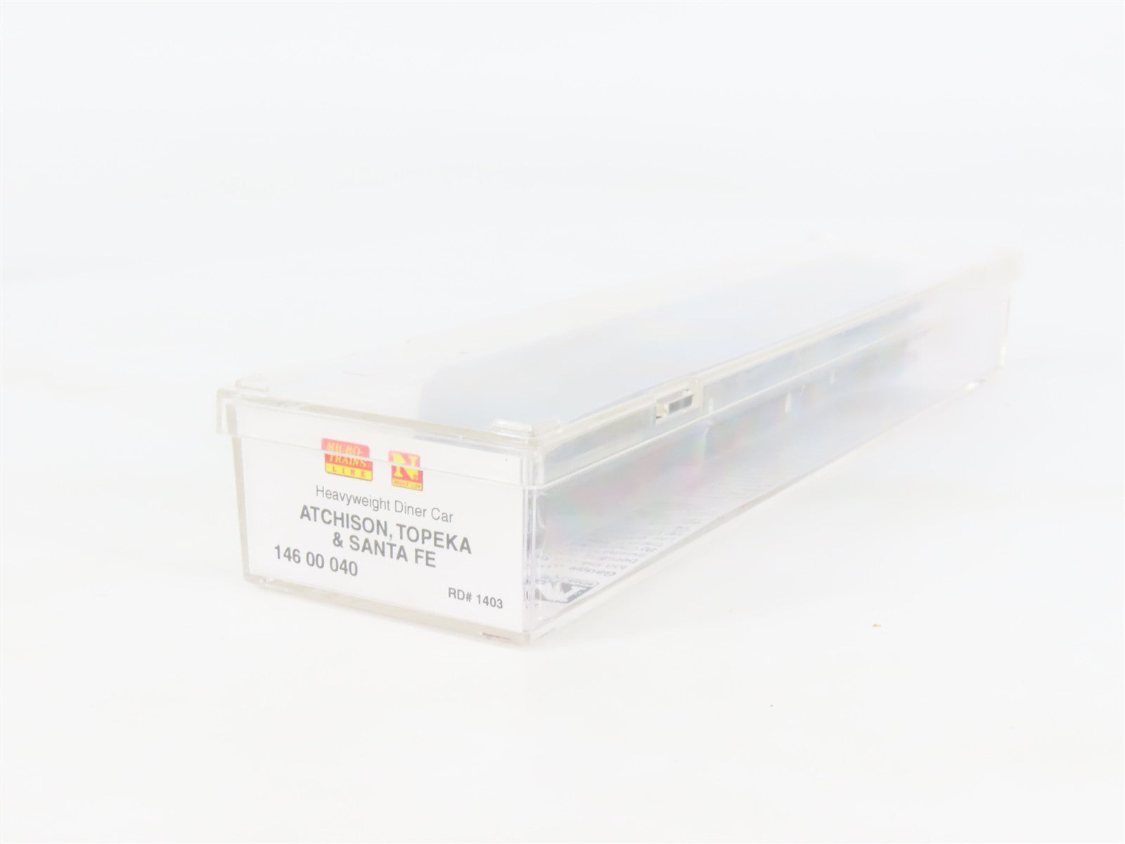 N Scale Micro-Trains 14600040 ATSF Santa Fe Heavyweight Diner Car 1403 RTR