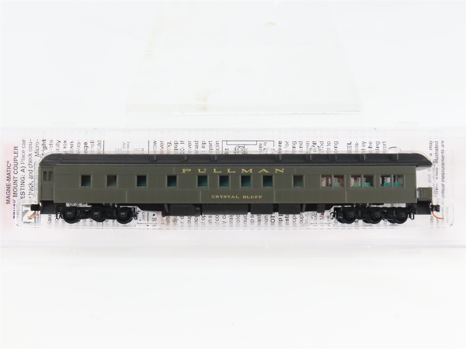 N Scale Micro-Trains 14400040 Santa Fe 83' Heavyweight 3-2 Observation Car RTR