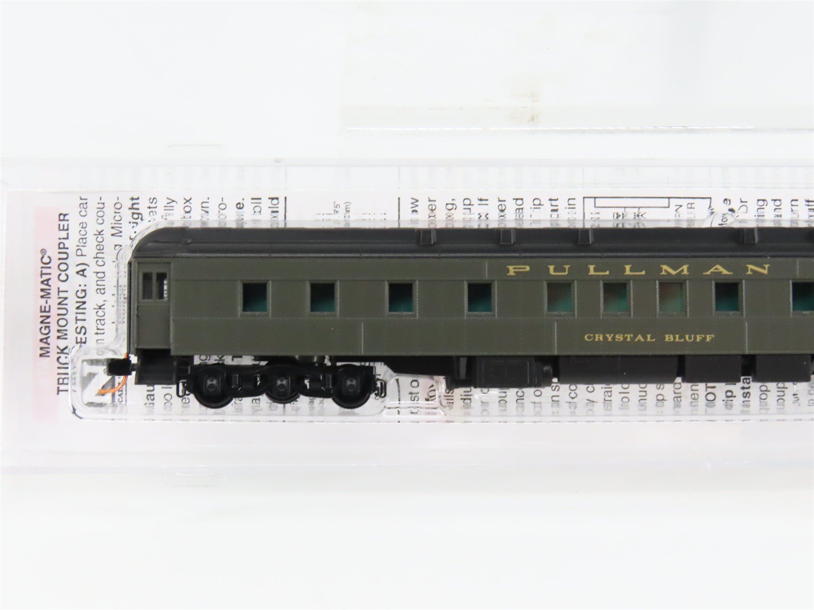 N Scale Micro-Trains 14400040 Santa Fe 83' Heavyweight 3-2 Observation Car RTR