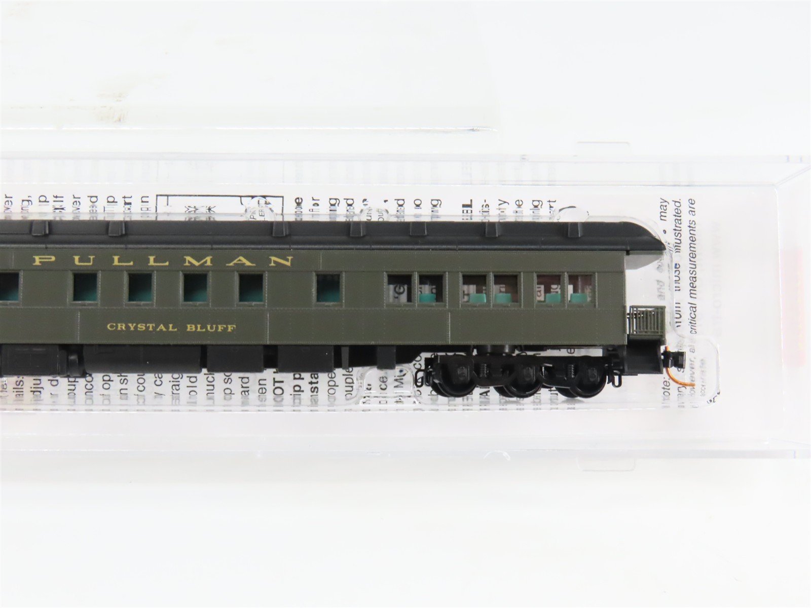 N Scale Micro-Trains 14400040 Santa Fe 83' Heavyweight 3-2 Observation Car RTR